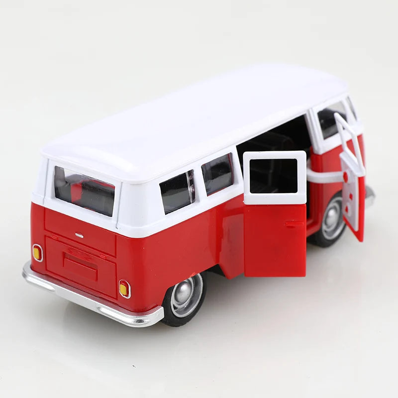 Volkswagen T1 Bus Clássico 1:38 em Metal – Miniatura Retrô